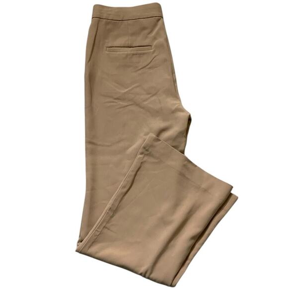 Ann Taylor Chino Pants Women 8 Flat Front Stretch Performance Golf Golfer Preppy - Picture 7 of 9